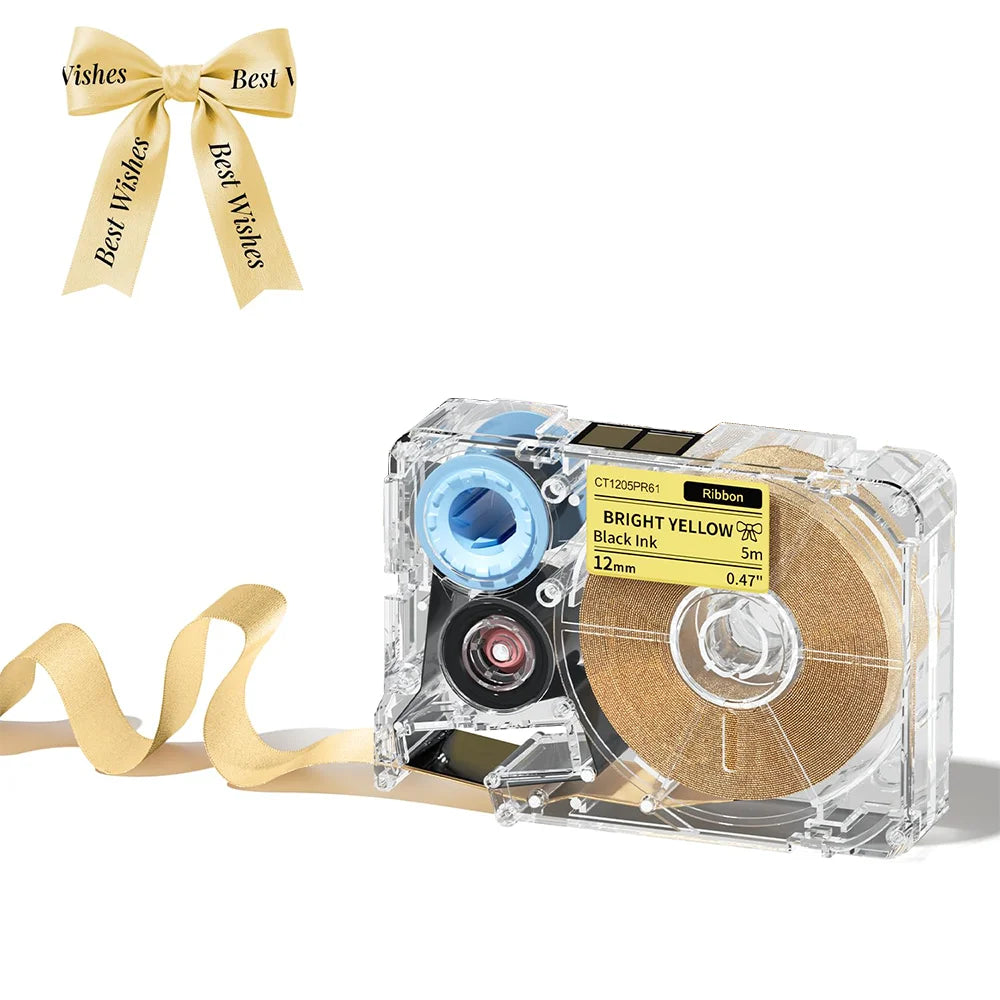Phomemo A30 P15 Satin Fabric Ribbon Cartridges 12mm DIY Crafts