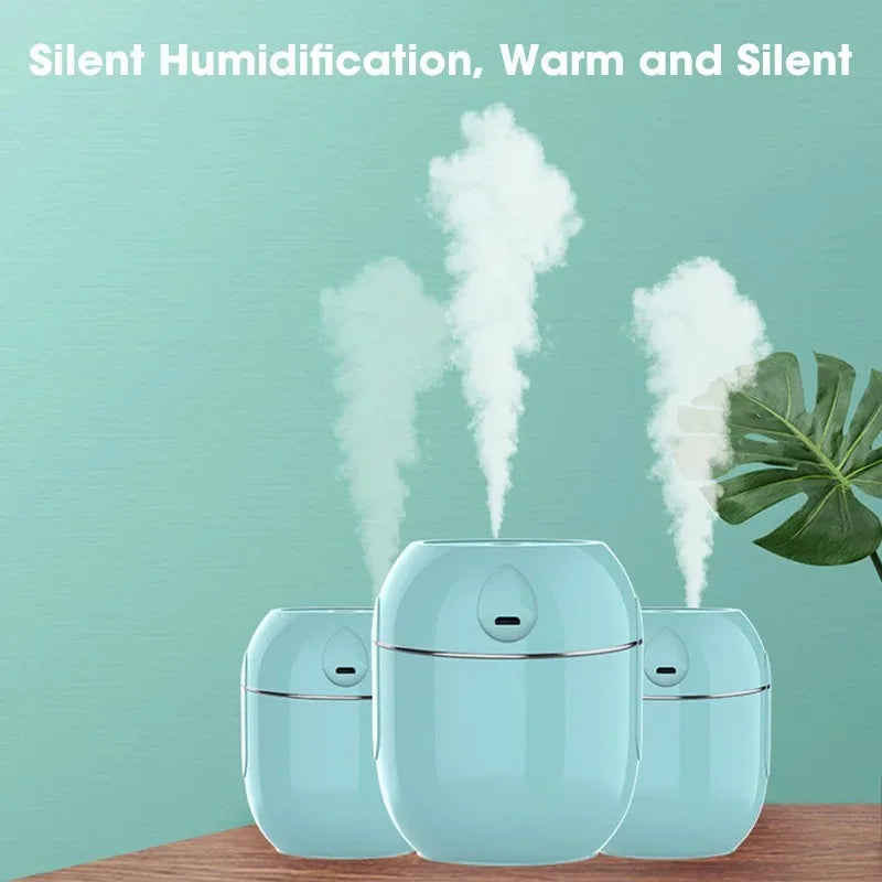 USB Mini Humidifier 280ml – Portable Quiet Mist for Car & Home