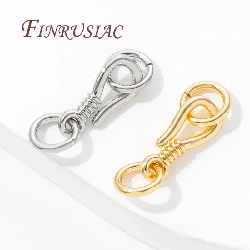 14K Gold Plated Necklace Clasp Connectors – DIY Jewelry Findings