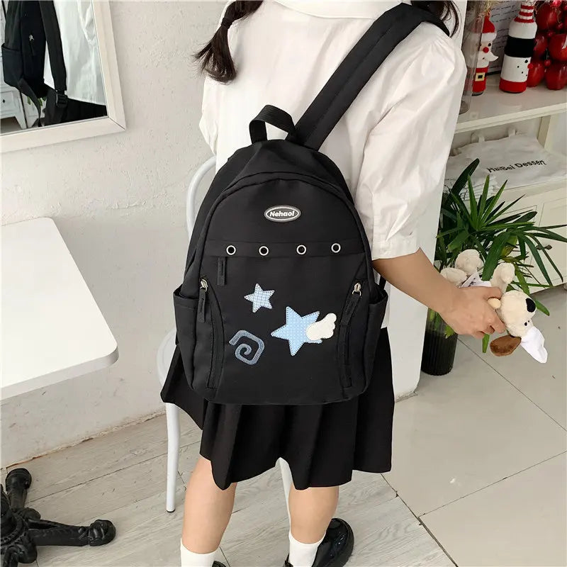 Nixie Star & Cloud Teen Girls Backpack – Waterproof School Bag