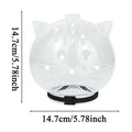 Transparent Cat Muzzle – Breathable Grooming Helmet