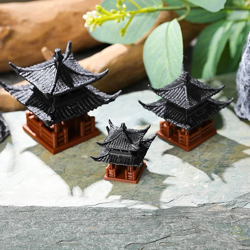 Mini Pagoda Statue – Zen Garden, Bonsai & Aquarium Decor