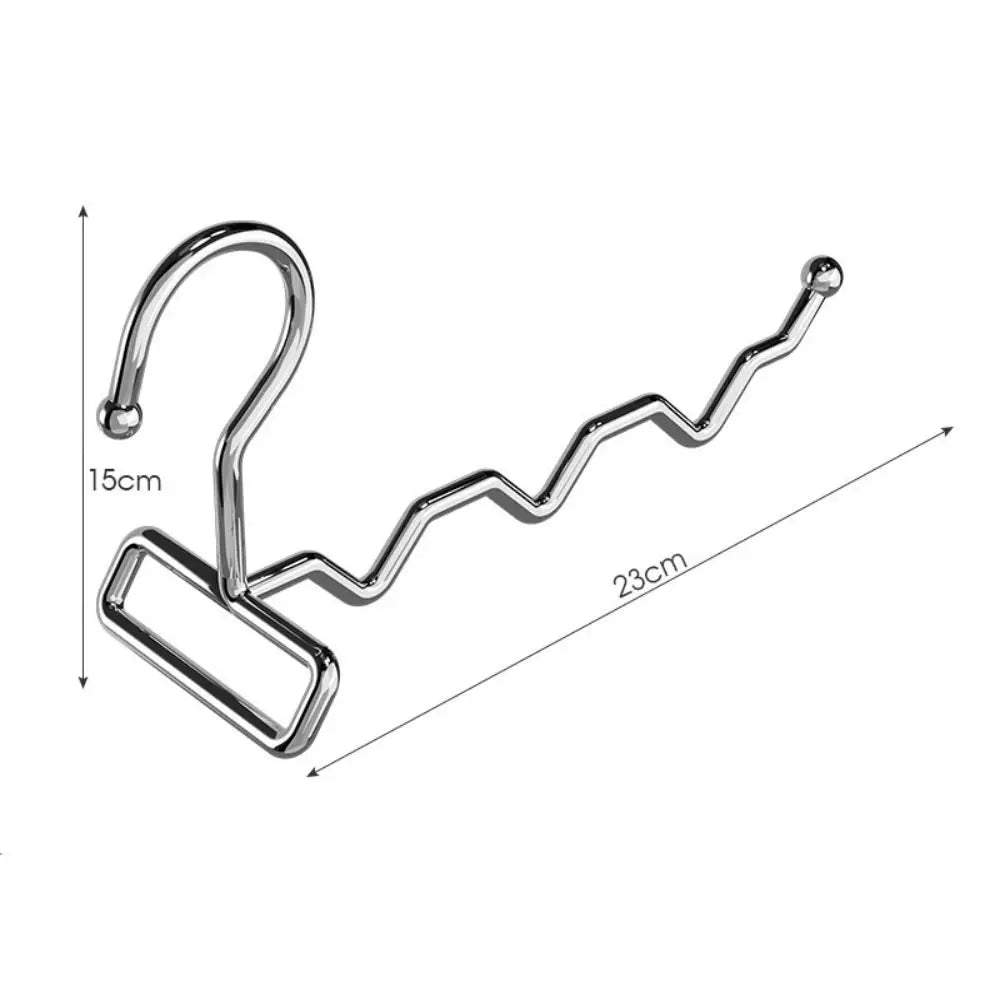 Folding Stainless Steel Clothes Hanger – Multi-Hook Coat Rack