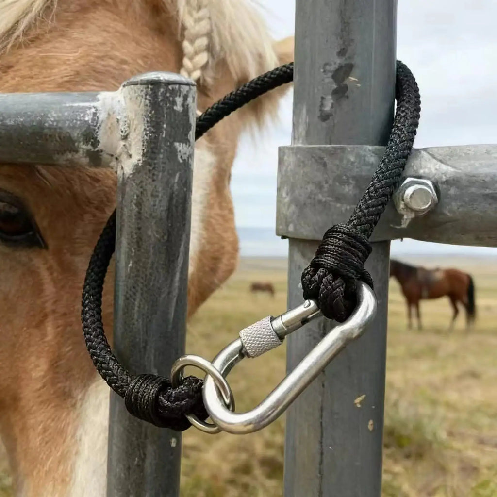 Heavy-Duty Horse Gate Latch – Weatherproof Rope Lock