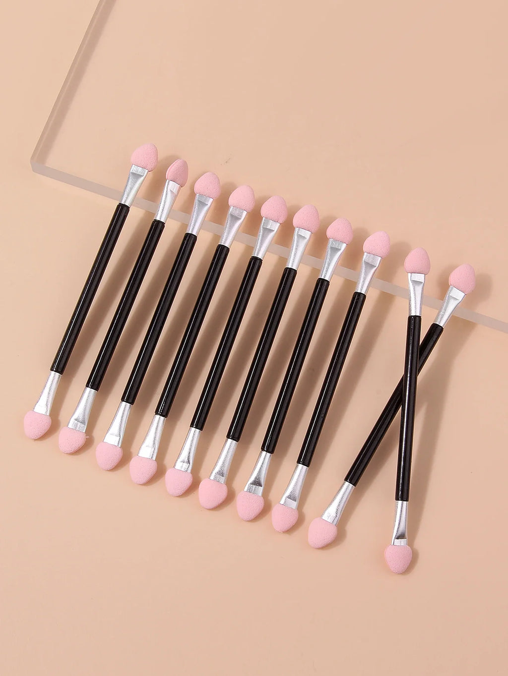 20Pcs Double-Ended Sponge Eyeshadow Applicator Sticks Set