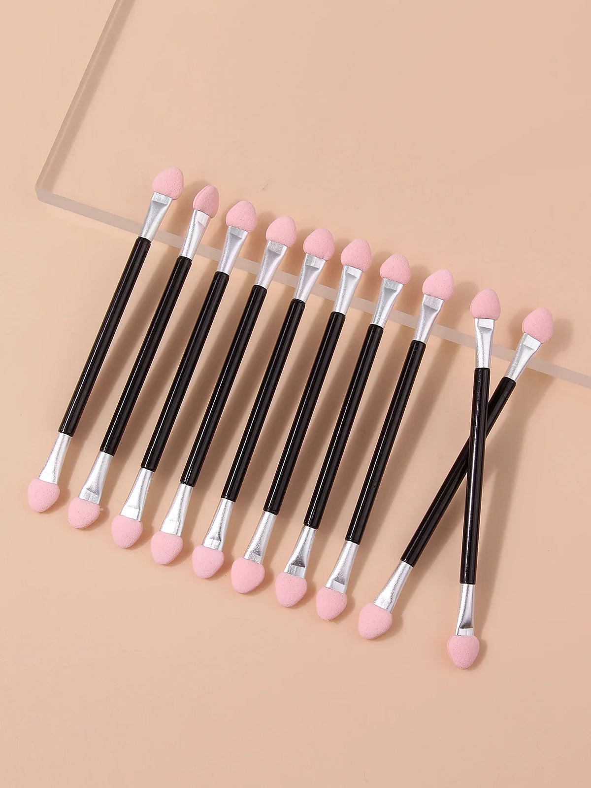 20Pcs Double-Ended Sponge Eyeshadow Applicator Sticks Set