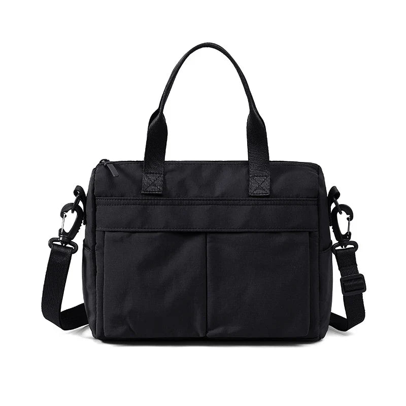 Nixie Square Crossbody Nylon Bag | Multi-Pocket Shoulder Bag