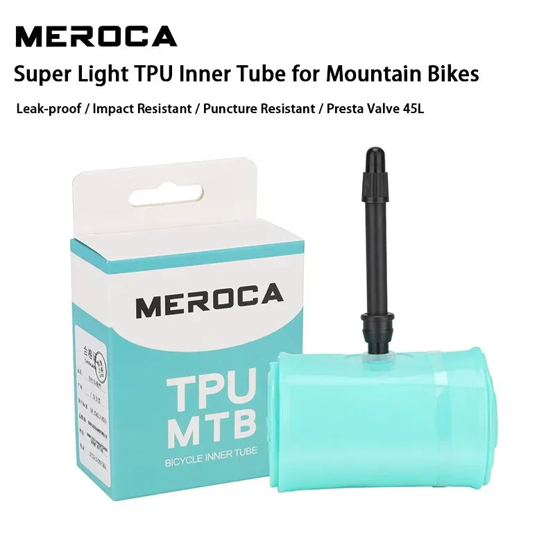 MEROCA MTB TPU Inner Tube 26/27.5/29" Ultralight Presta Valve