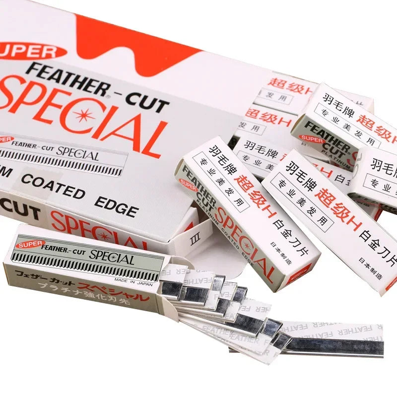 10-Pack Stainless Steel Eyebrow Razor Trimmer Set | Cosmetic Tool