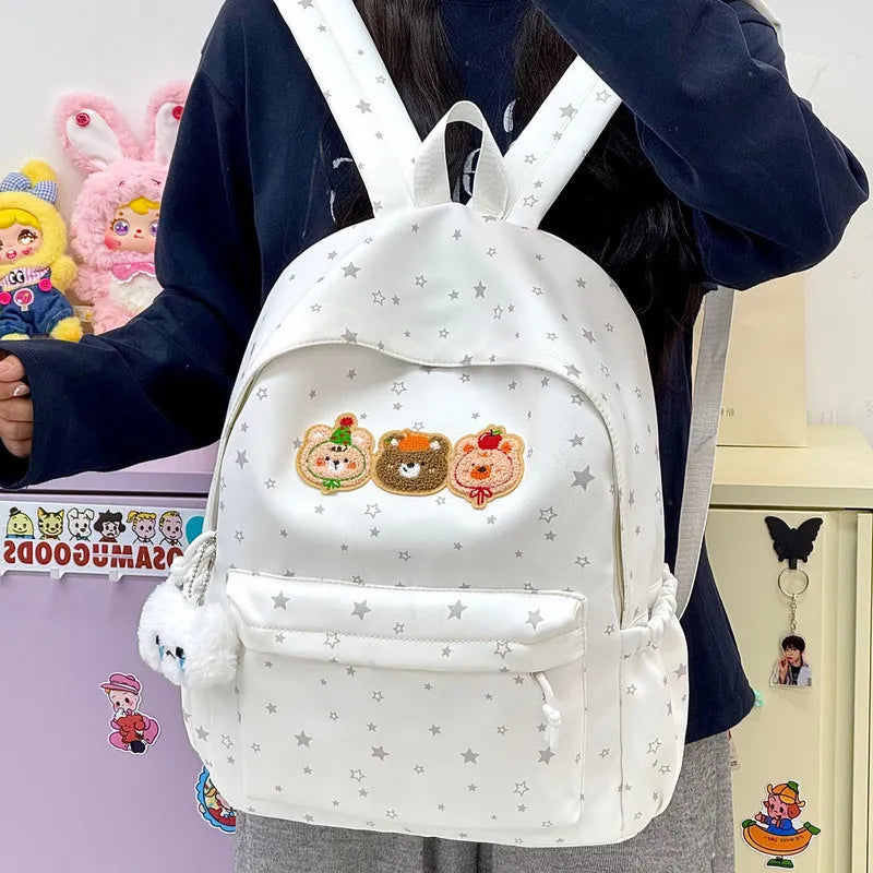 Korean Style Large Capacity Waterproof Backpack for Women