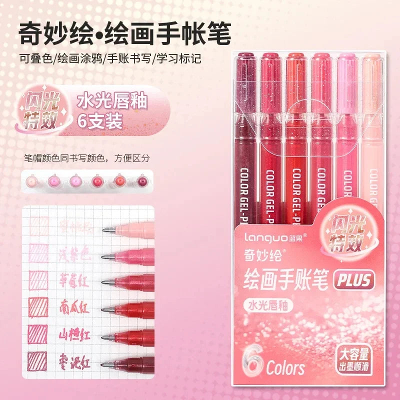Glitter Gel Pen Set 162 Colors – 0.5mm & 1.0mm Art Pens