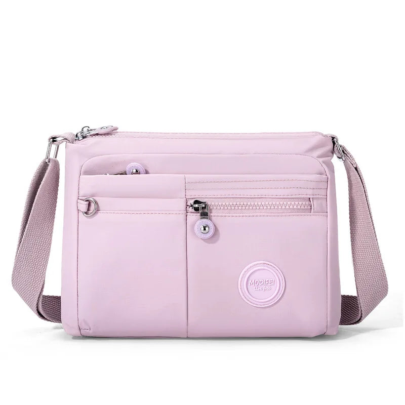 Nixie Large-Capacity Water-Resistant Nylon Crossbody Bag