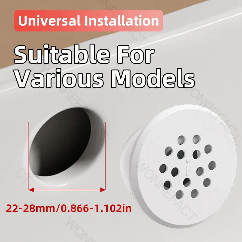 Silicone Overflow Ring Cover for Bathroom Sink & Washbasin