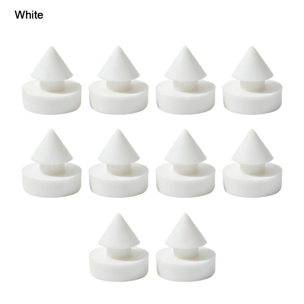 Rubber Elevator Door Bumper Stoppers 12mm | 10-Pack, 3 Colors