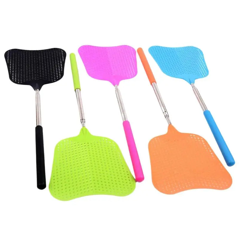 Telescopic Fly Swatter Heavy Duty Plastic & Steel | 25.6"