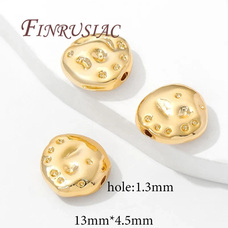 Baroque 18K Gold Plated Spacer Beads | DIY Jewelry Making