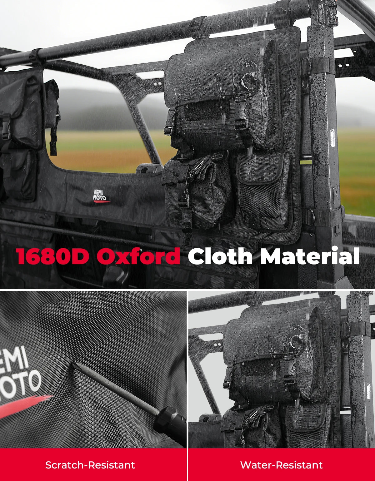 UTV Seat Back Storage Organizer – Polaris Ranger & Can-Am