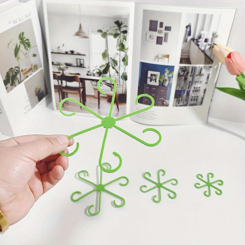 4-Piece Plant Stem Support Clips – Bamboo Branch Fixator