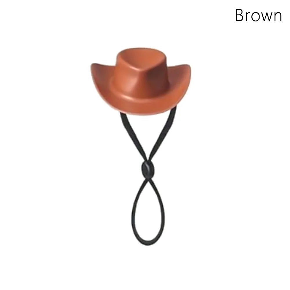 Mini Cowboy Hat for 7-Inch Desk Goose Statue – 6 Colors