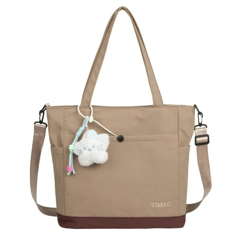 Large Canvas Shoulder Tote Bag for Women – Lightweight