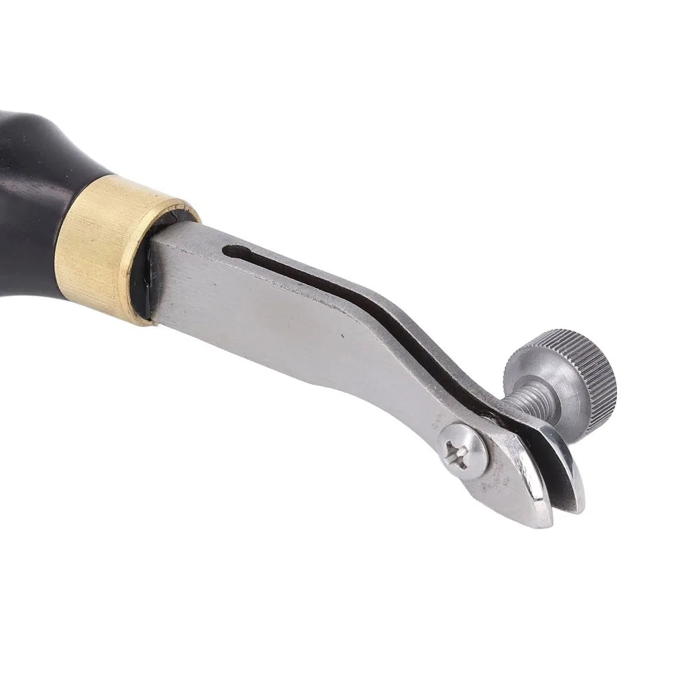 0.5mm Adjustable Leather Edge Beveler – Wood & Steel Trimmer