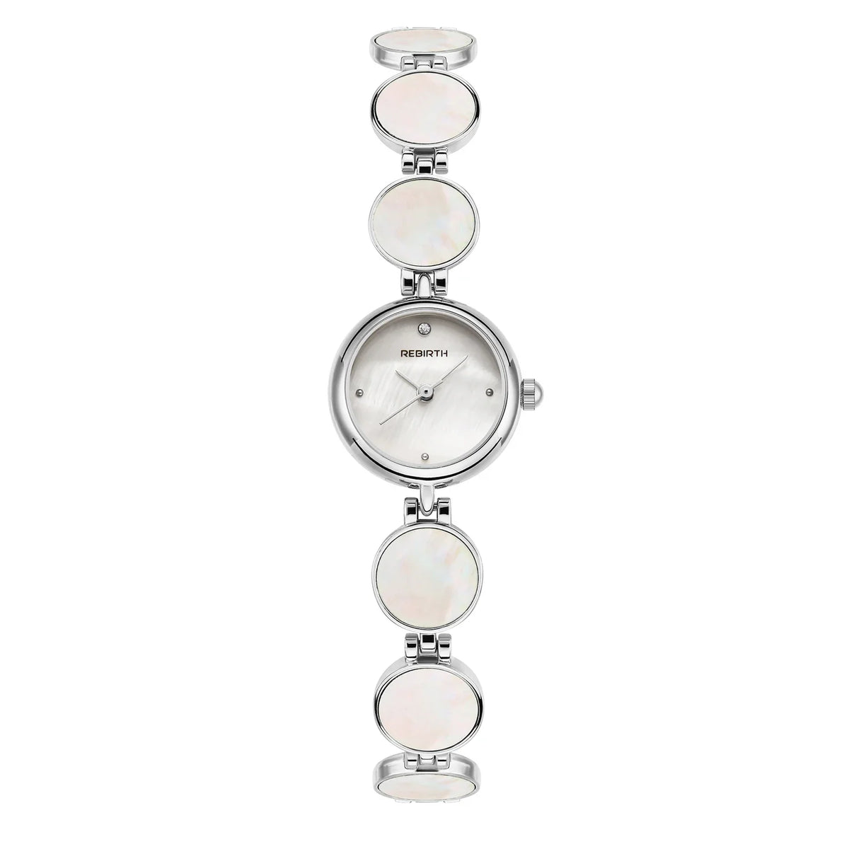 REBIRTH Women's Quartz Watch | Mother-of-Pearl & Diamond Dial