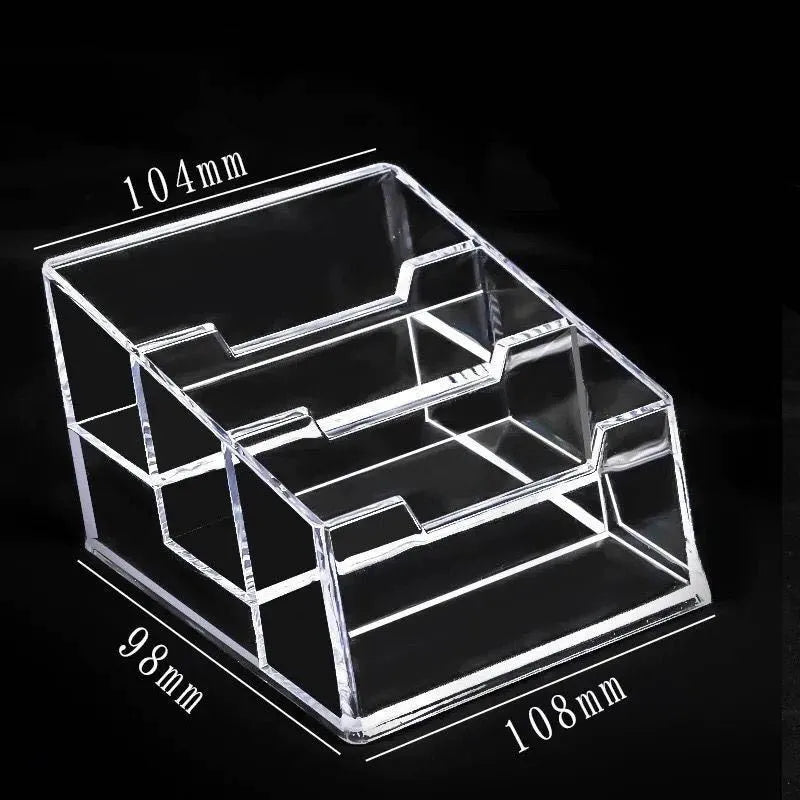Acrylic Business Card Holder Clear Desktop Display Stand