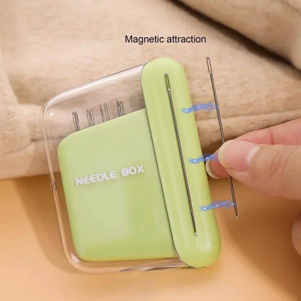 Magnetic Sewing Needle Box – 5-Size Embroidery Storage Case