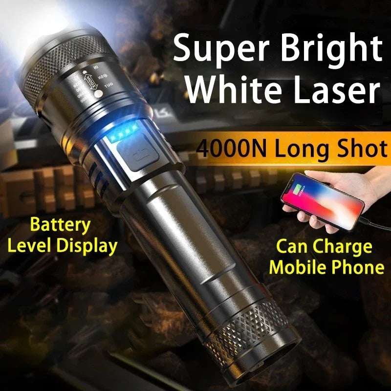 Nixie Rechargeable Zoomable LED Flashlight | IPX7 Torch