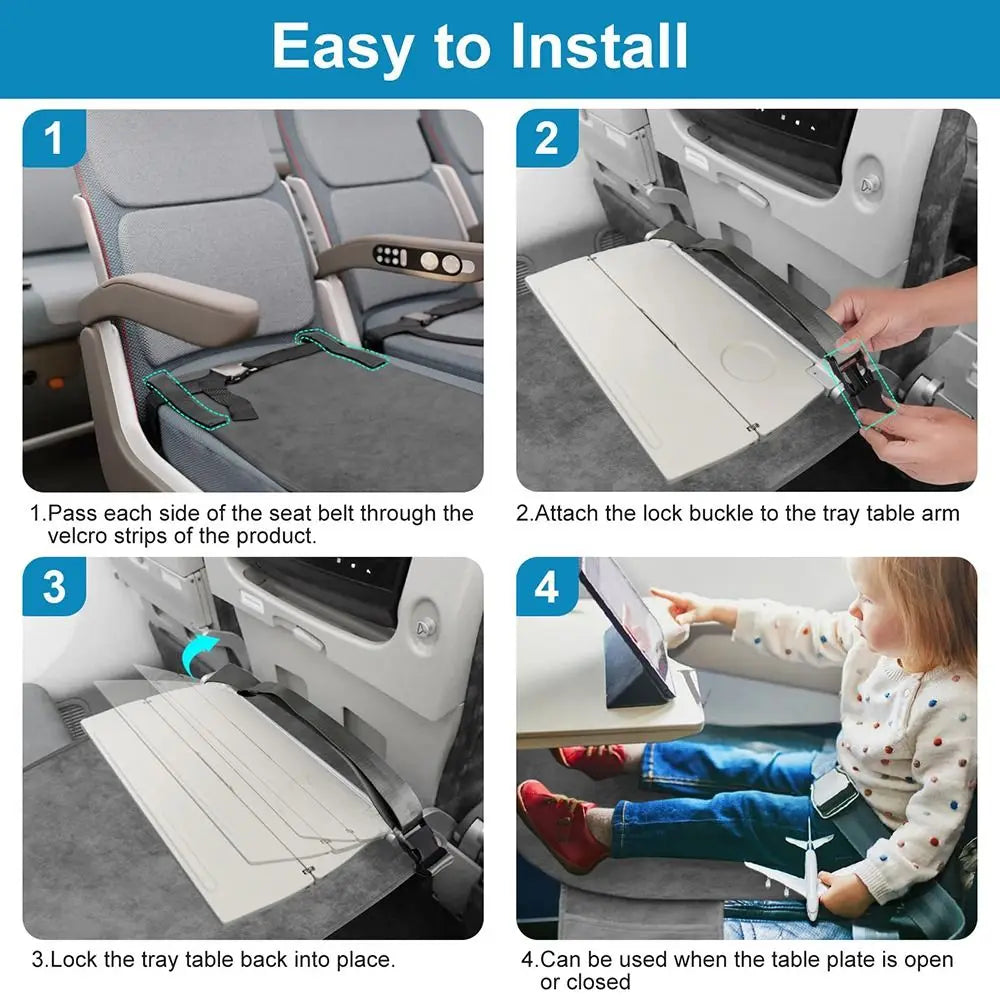 Toddler Airplane Bed – Portable Kids Seat Extender | Ages 1–6