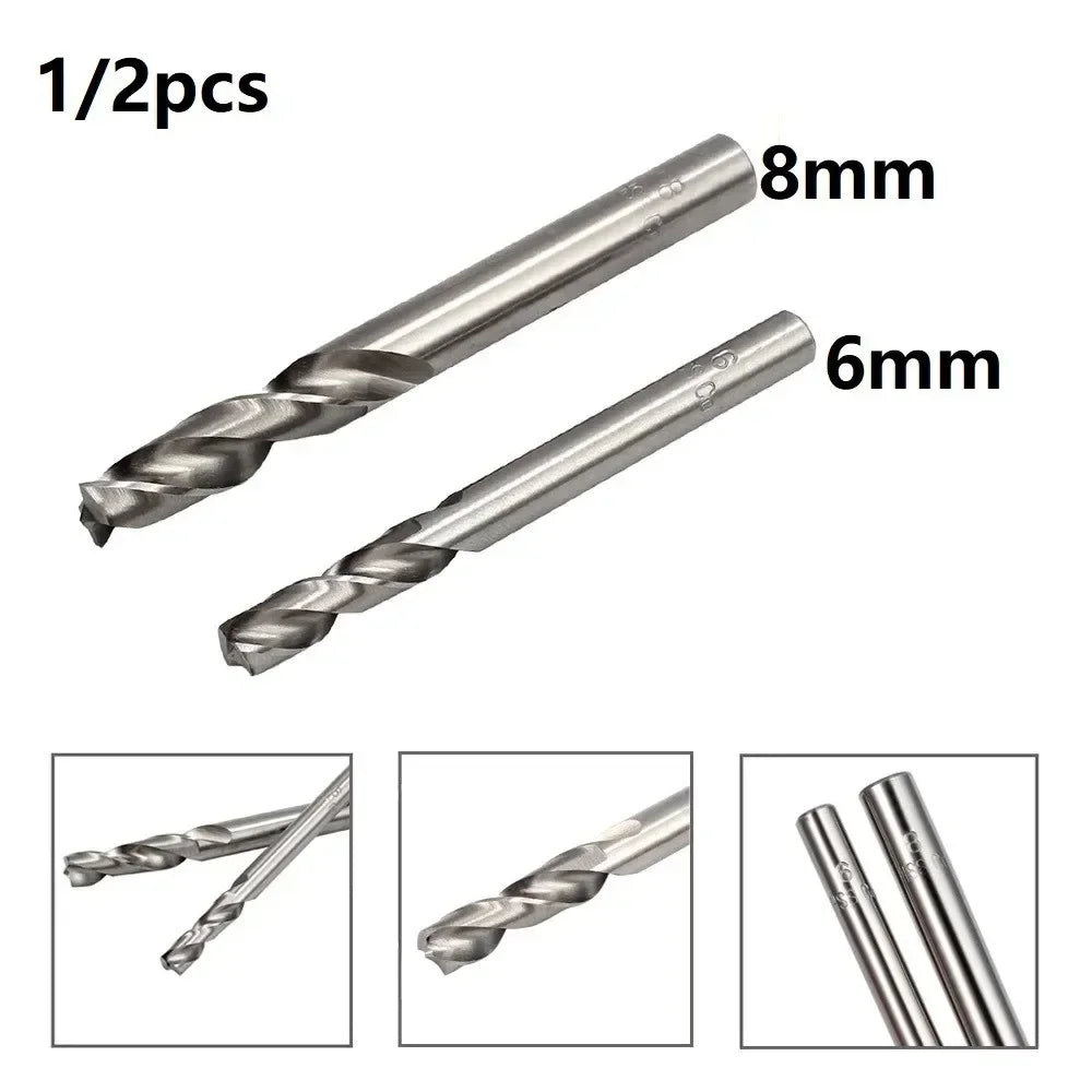 HSS Spot Weld Drill Bit Set 6mm 8mm – Metal Hole Cutter
