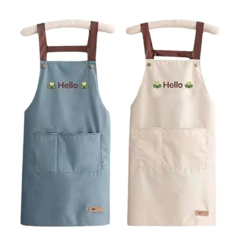 Waterproof Kitchen Apron with Pockets – Men & Women