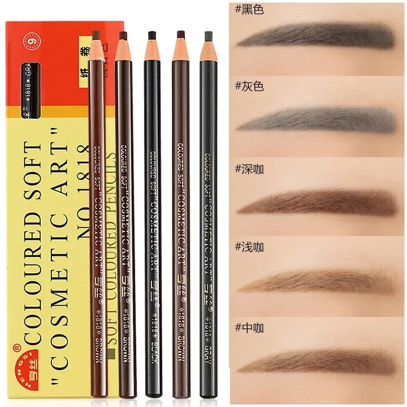 MicroJoy 3Pcs Waterproof Eyebrow Pencil Set – Long-Lasting