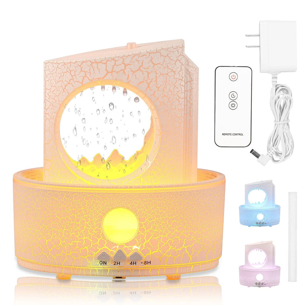 Raindrop Aroma Diffuser Humidifier 180ml | 3 Timer Modes