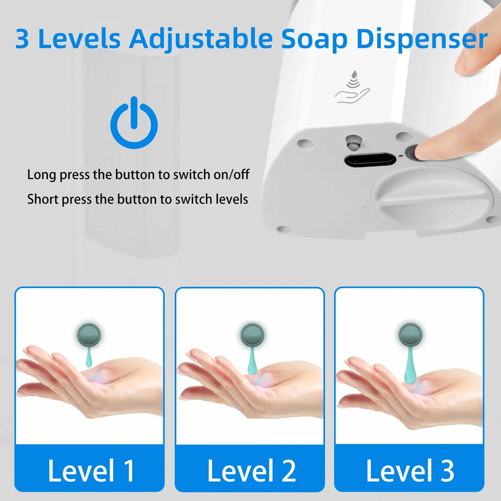Bosharon 700ml Touchless Wall Mount Automatic Soap Dispenser