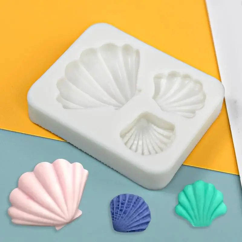 Shell Pearl Silicone Fondant Mold – Cake Decorating Tool
