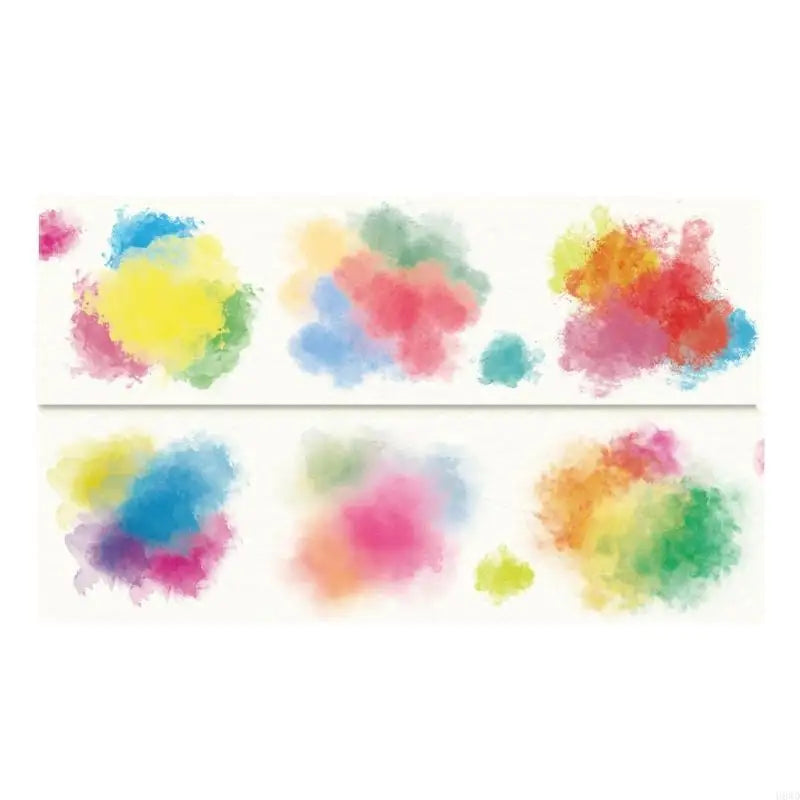 Watercolor PET Decorative Tape – Aesthetic Scrapbooking 50mm×2M