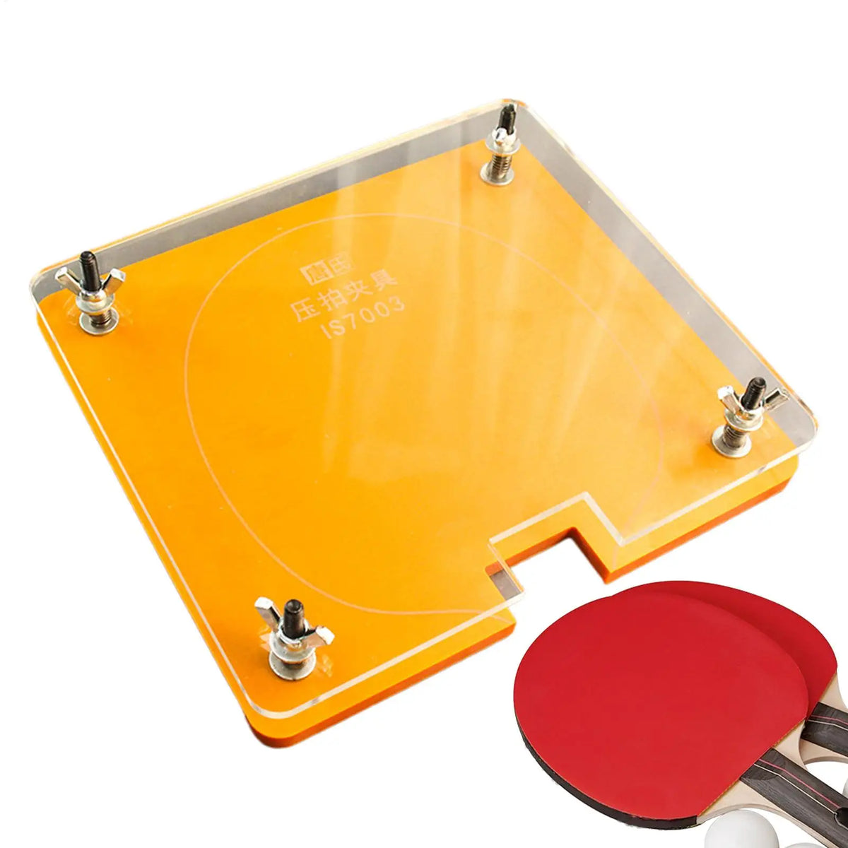 Table Tennis Paddle Press & Rubber Edge Cutter Tool Set