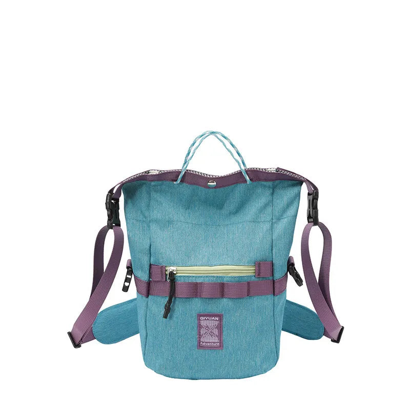 Nixie Color-Block Crossbody Bag | Multi-Pocket Shoulder Bag