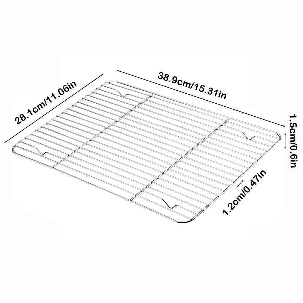 Stainless Steel Cooling & BBQ Grilling Rack – Wire Mesh Shelf