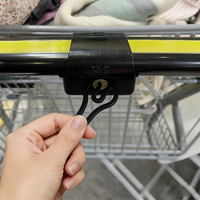 2Pcs Shopping Cart Token Keychain – Reusable Trolley Coin Tool
