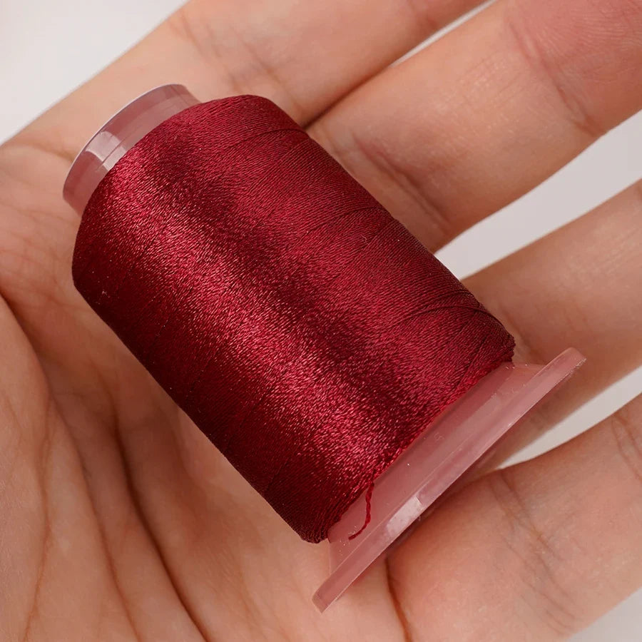 120-Color Embroidery Thread Set – 120D/2 Polyester 550 Yds/Spool