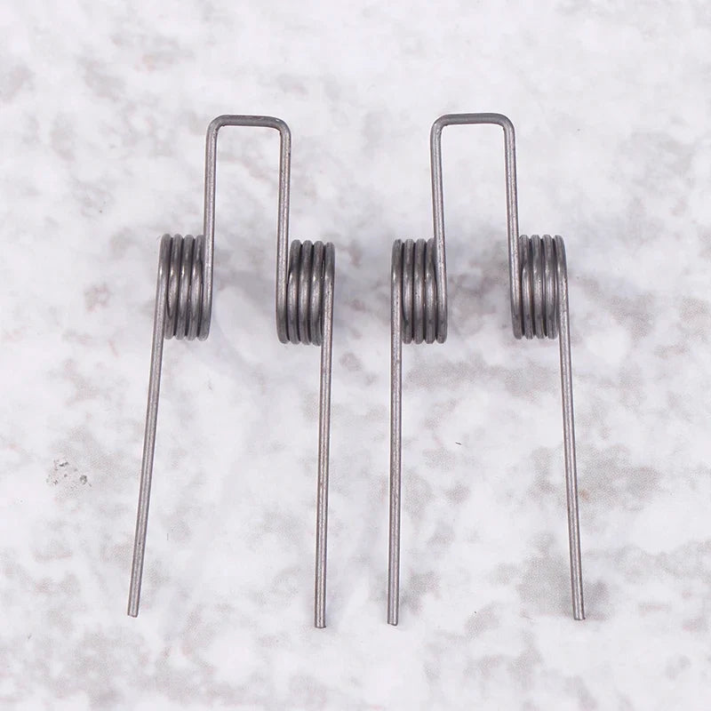 2PCS Double Torsion Spring 1.1mm Wire 10.5mm OD Steel Coil