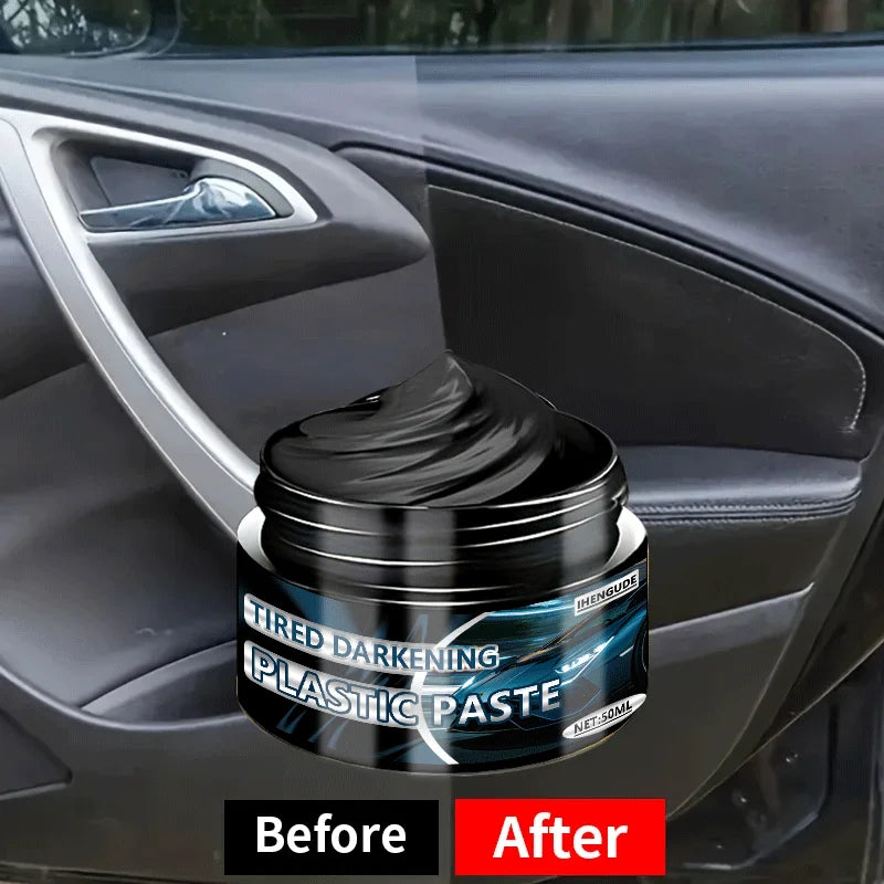 Auto Plastic Restorer Back to Black Shine Polish & Wax