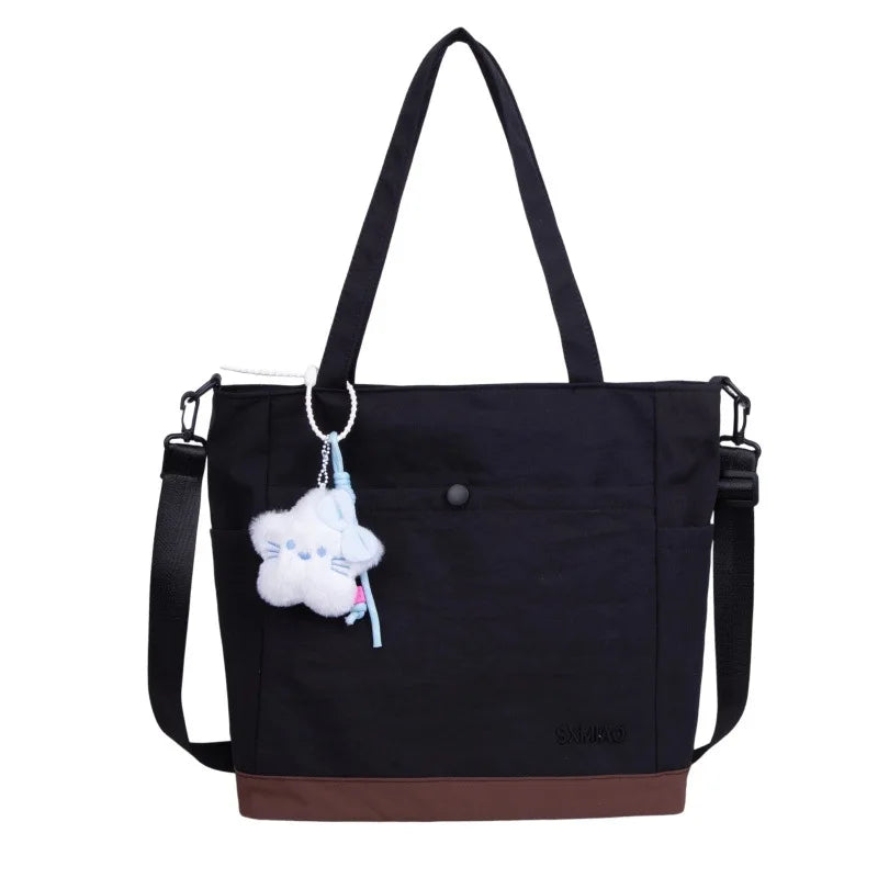 Large Canvas Shoulder Tote Bag for Women – Lightweight