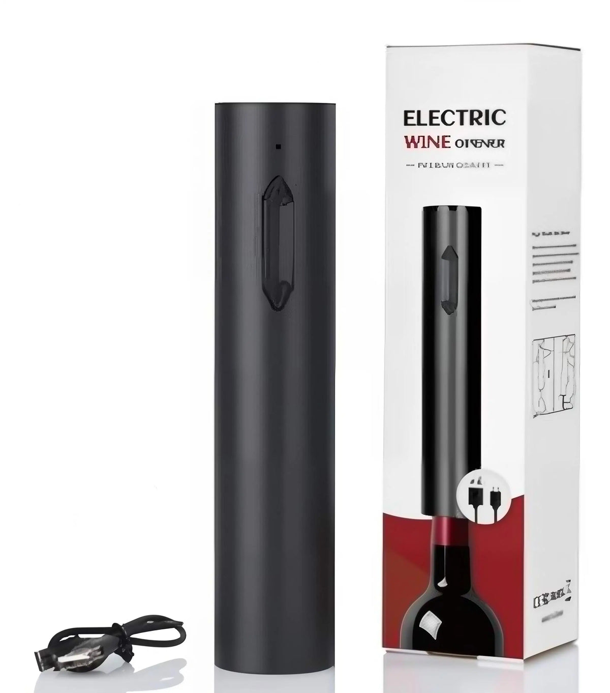 CLITON Electric Wine Opener Set – Auto Corkscrew & Decanter Kit