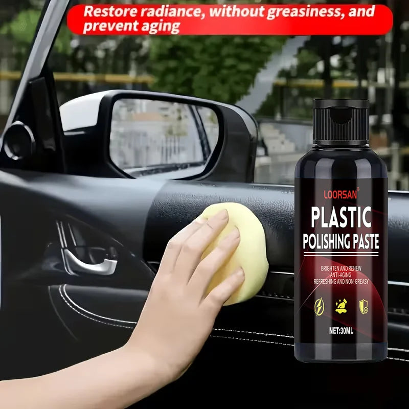 Car Interior Plastic & Leather Repair Polishing Wax – 30ml