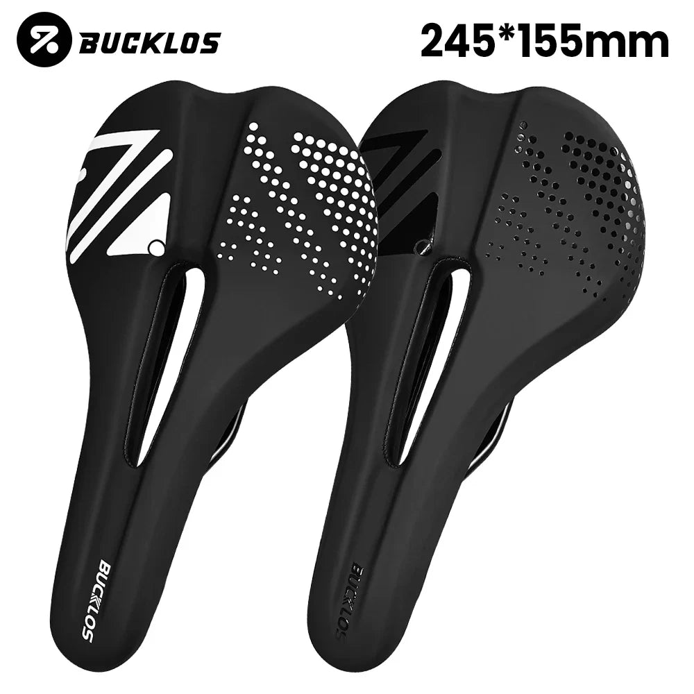 BUCKLOS Breathable MTB Road Bike Saddle – Unisex Cycling Seat