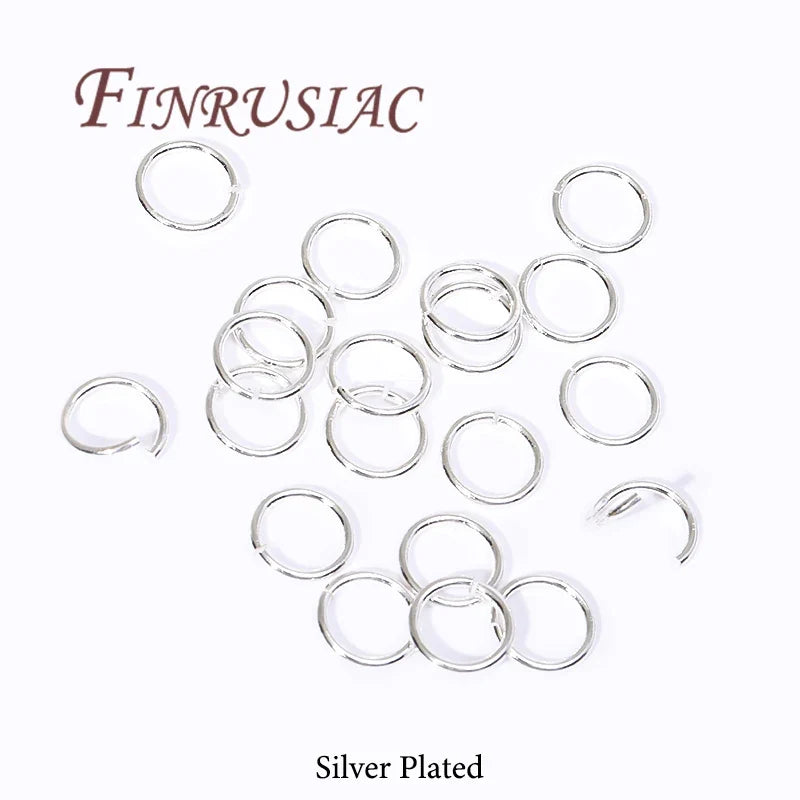 Gold Plated Open Jump Rings 3–8mm | DIY Jewelry Connectors