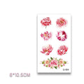 Waterproof Temporary Tattoo Stickers – Floral & Butterfly